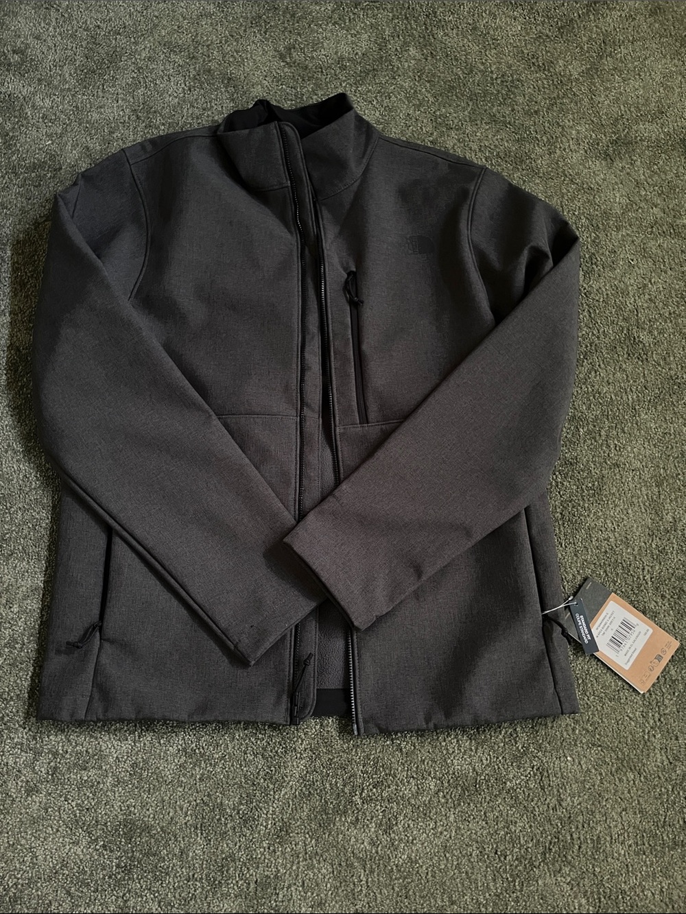 The North Face Men's Charcoal Softshell Jacket